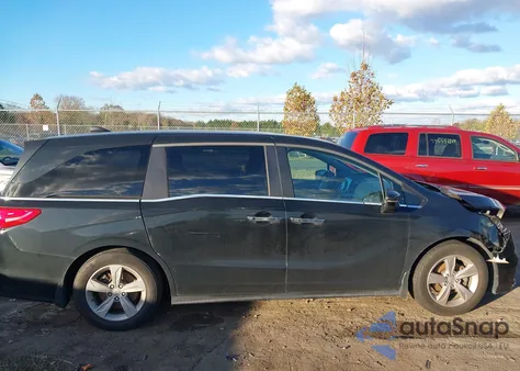 2018 Honda Odyssey Ex-L z USA, uszkodzony, nr VIN 5FNRL6H7XJB097892